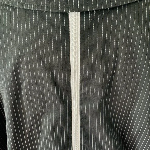 IC by Connie K Navy Blue Striped Tunic Blouse - Picture 4 of 5